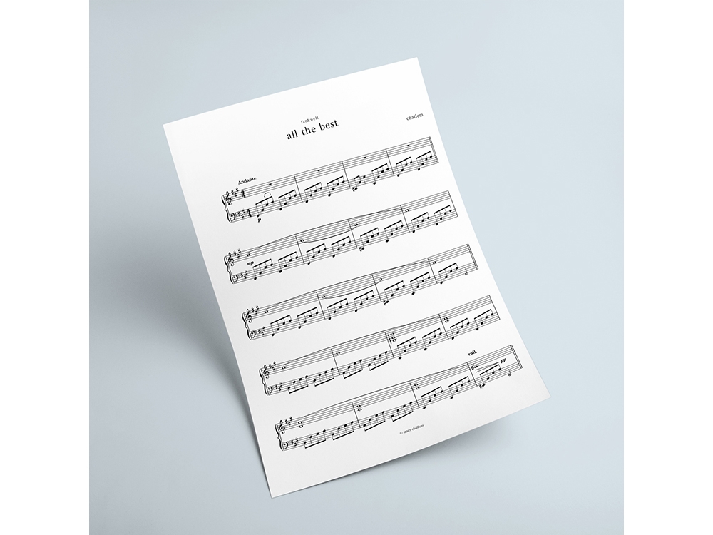 Far&Well Sheet Music Digital Download
