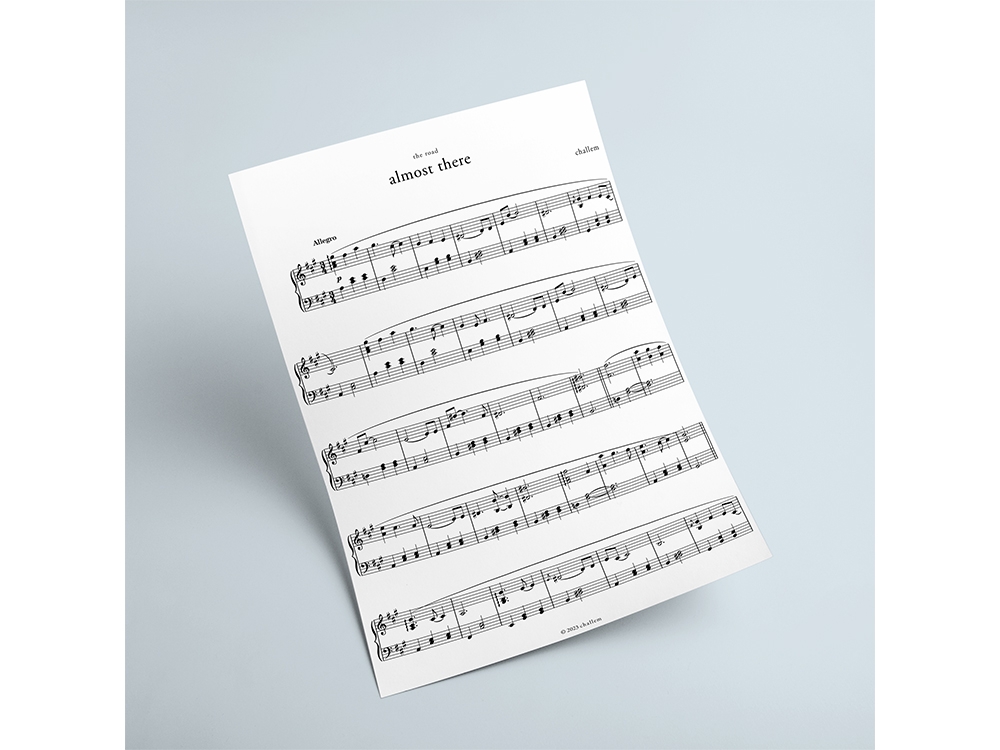 The Road Sheet Music Individual Song Download