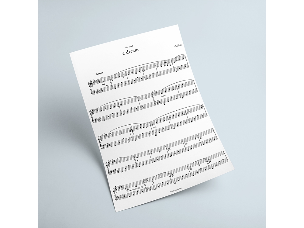 The Road Sheet Music Individual Song Download